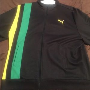 Jamaican themed puma jacket